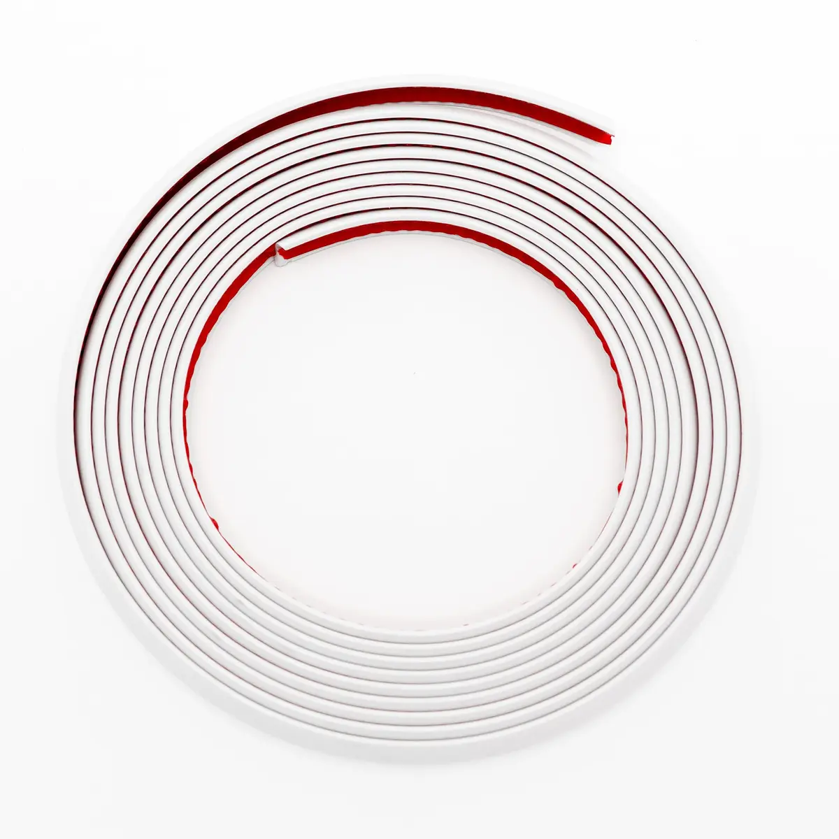 DECOR WOW Peel & Stick Half Round Trim for Kitchen & Bathroom 13.1 ft | Seamless White Finish, Heat & Humidity Resistant - main product image