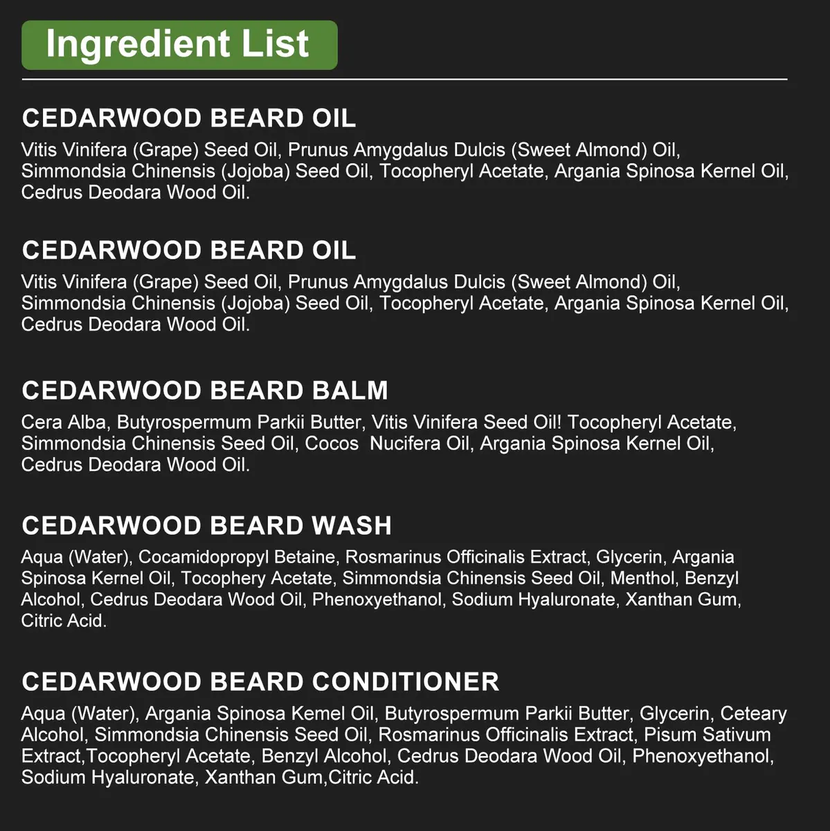 XIKEZAN Beard Kit for Men Grooming & Care w/Cedarwood-Soften,Soothe Beard | Complete Grooming Set for All Beard Types - view 8