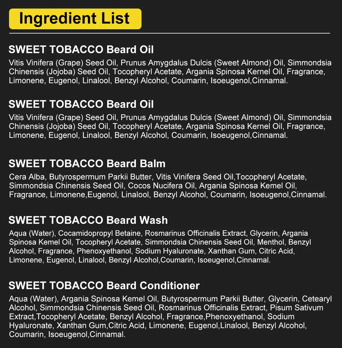XIKEZAN Beard Kit for Men Grooming & Care w/Sweet Tobacco | Soften & Soothe Beard - view 8