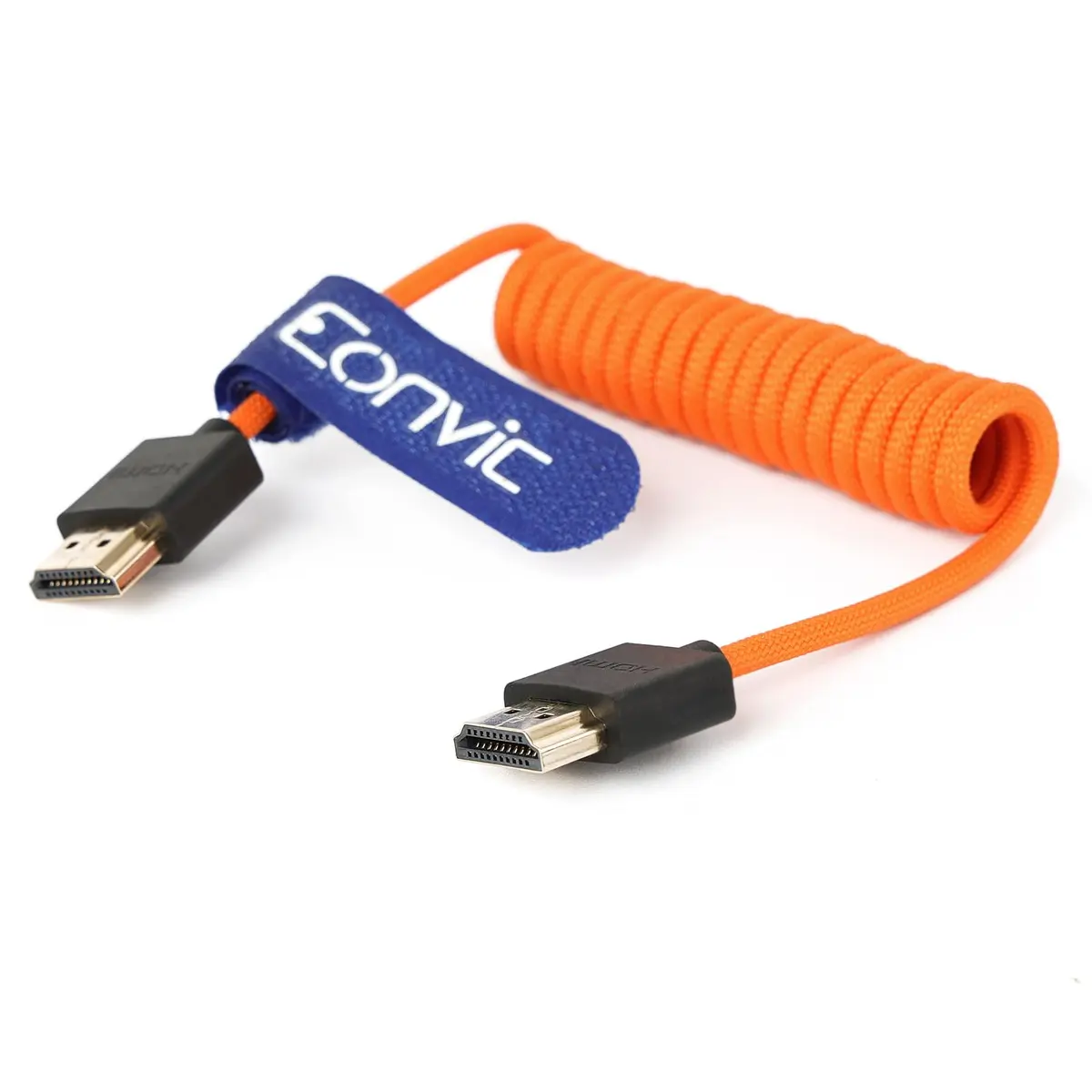 Eonvic HDMI 2.1 8K Cable 25cm | High Speed Braided Coiled Extender for Monitors & Cameras - view 4