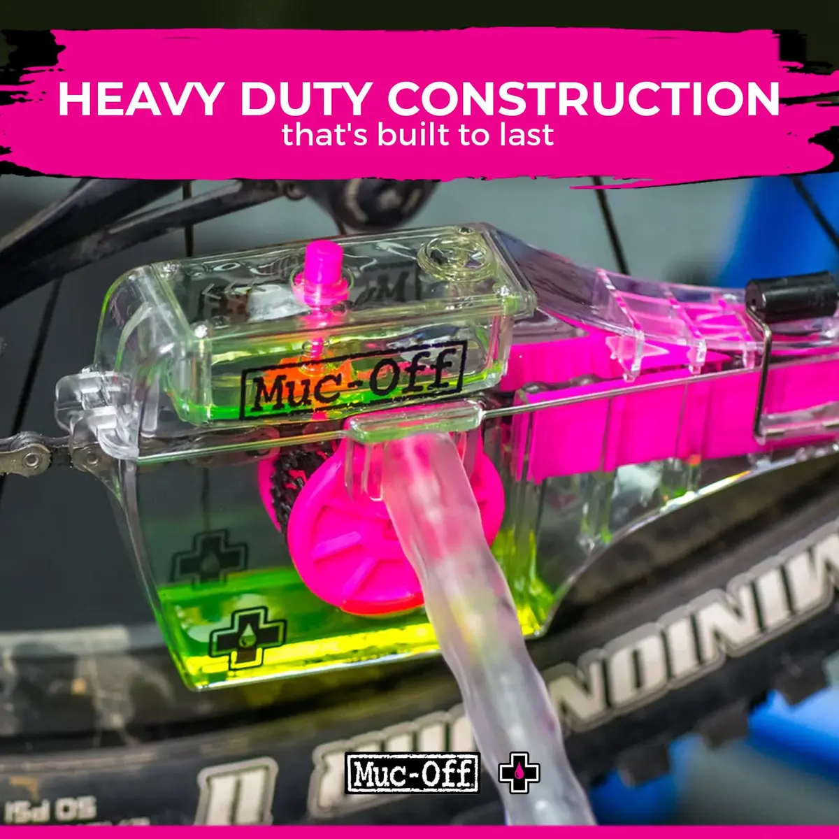 Muc-Off Bio Drivetrain Bike Chain Cleaner 500ml & X-3 Dirty Chain Machine Bundle | Deep Clean Tool with 120 Contact Points - view 3