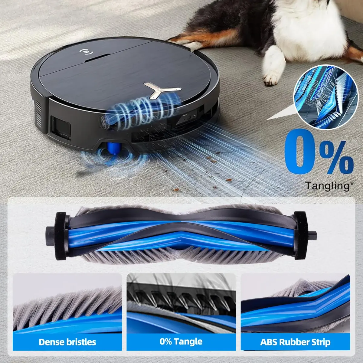 EOVWAEO 22-Piece Accessory Kit for ECOVACS DEEBOT X9 PRO Omni & T80s Robot Vacuum | Includes Main Brush, Mop, Filters, and Dust Bags - view 3