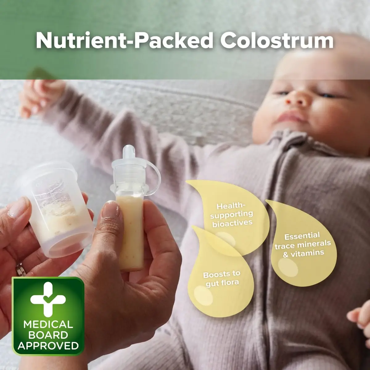 haakaa Silicone Colostrum Collector 6ml (6pcs) & 25ml Lidded Cup | BPA-Free, Reusable, Sterilizable - view 2