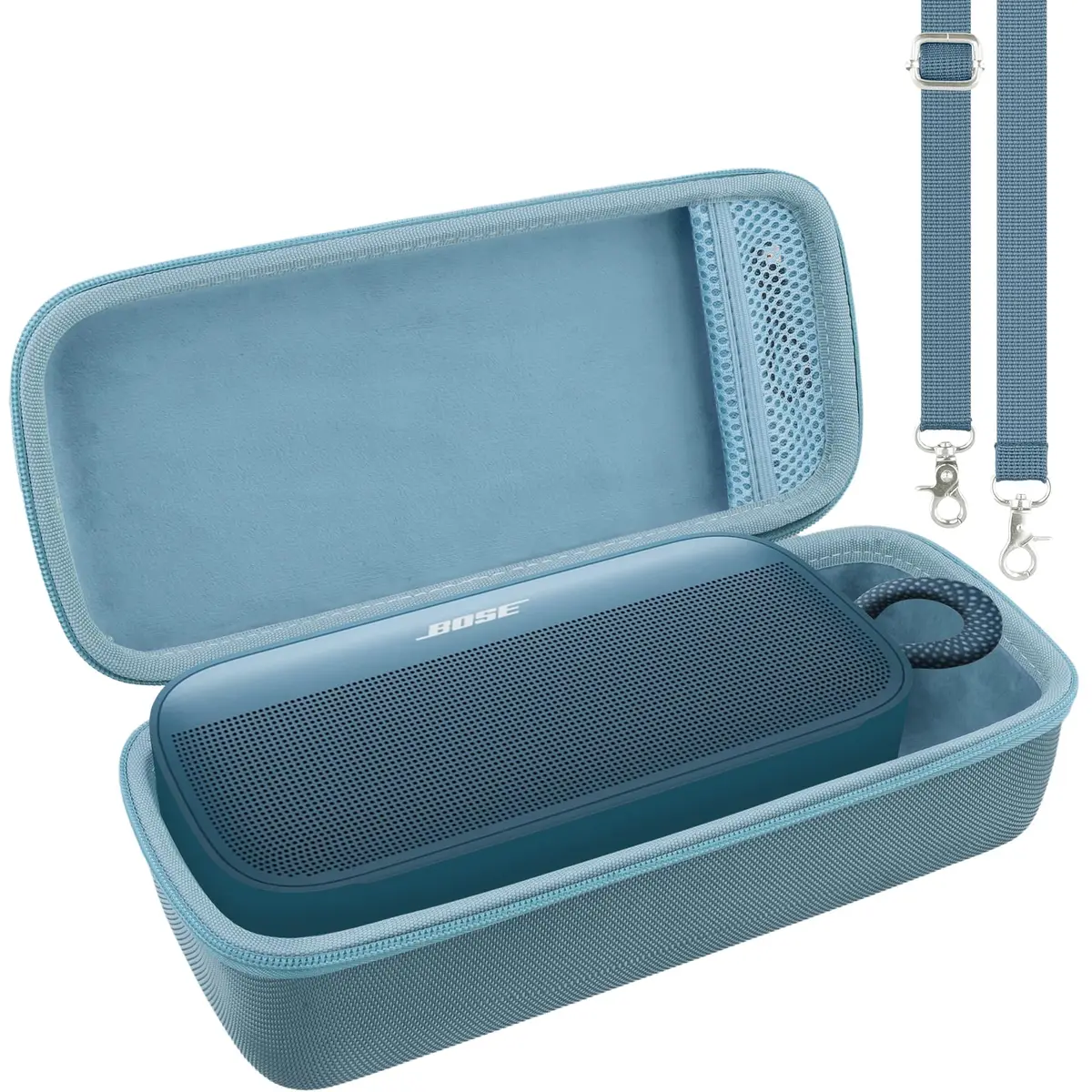khanka Hard Case for Bose SoundLink Plus Portable Bluetooth Speaker, Blue | Protects Against Water, Shock, and Dust - view 2