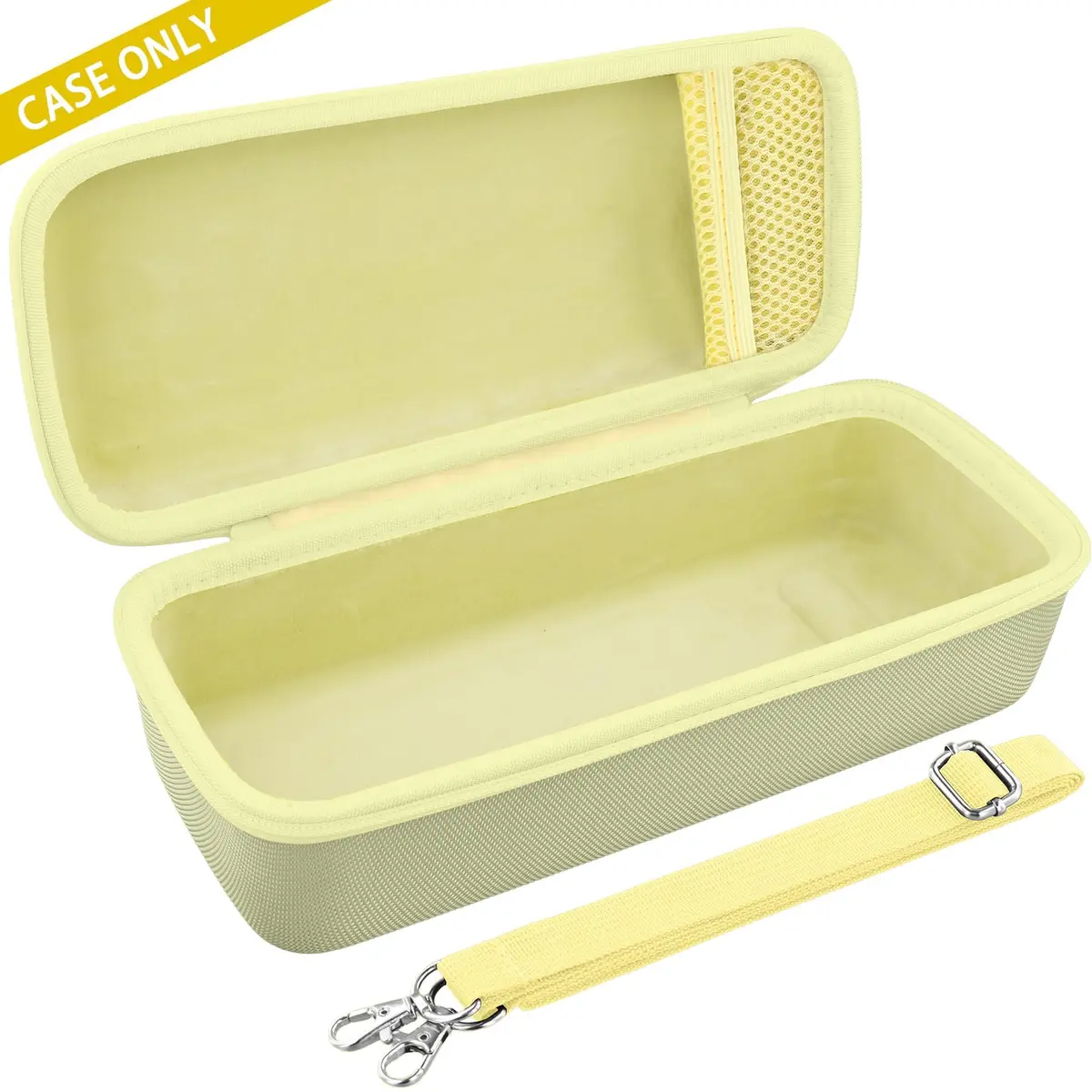 khanka Hard Case for Bose SoundLink Plus Bluetooth Speaker, Citrus Yellow | Protects Speaker & Accessories - view 3