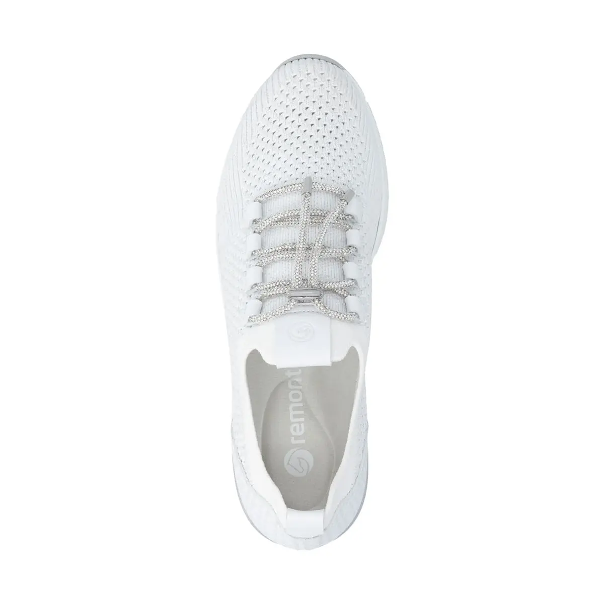 Remonte D0t18 White Women's Slippers | Extra Wide, Removable Insole, 11 US - view 4