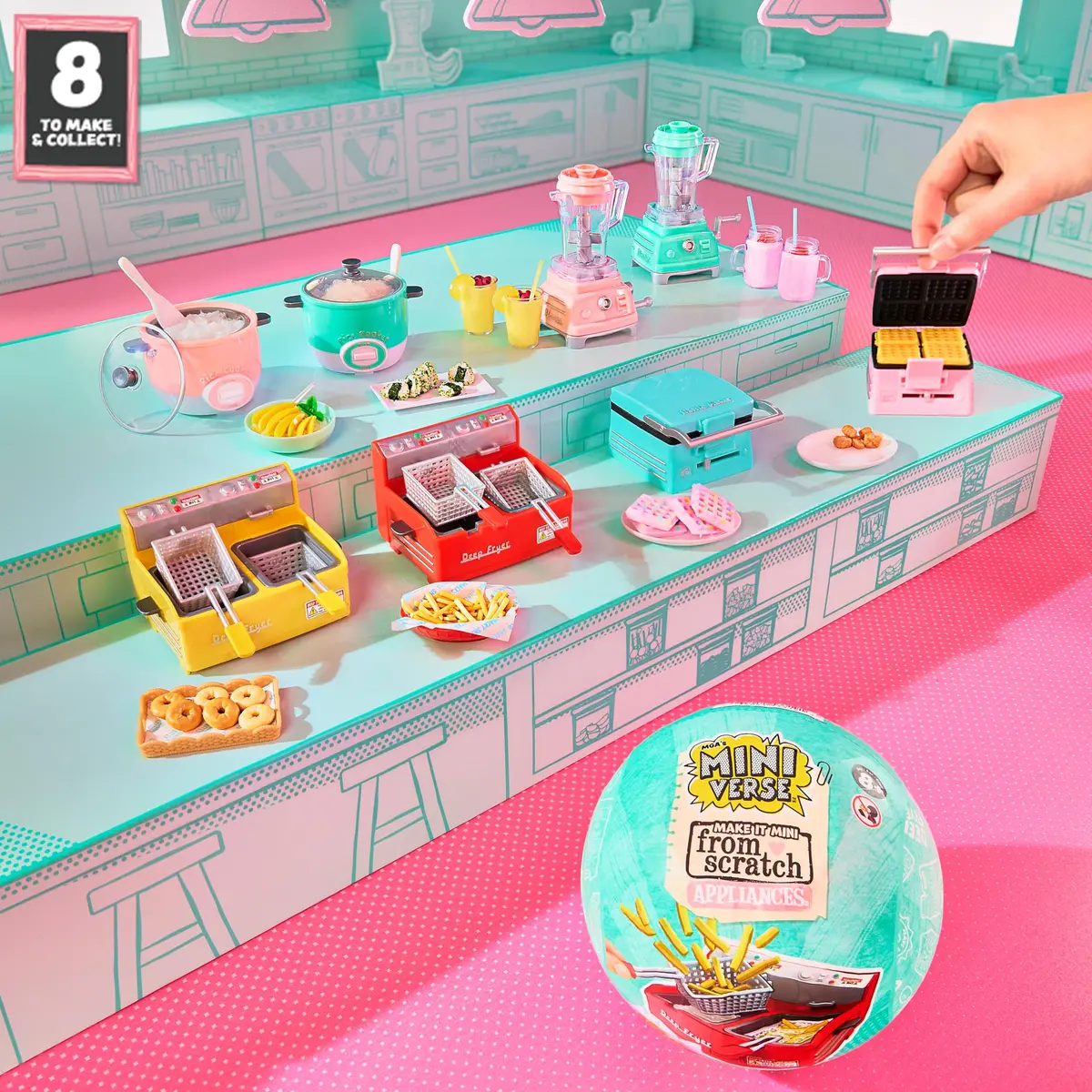 MGA's Miniverse Make It Mini from Scratch Appliances Series 3 Mini Collectibles | DIY Mini Food & Kitchen Replica - view 2