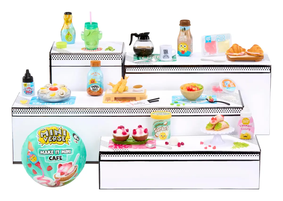 MGA's Miniverse Make It Mini Café Series 6 or Series 7 | DIY Mini Food Mystery Capsule Ages 8+ - view 6