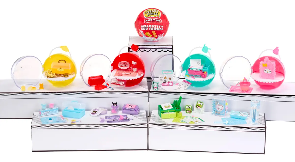 MGA's Miniverse Make It Mini Hello Kitty and Friends Series 3 Mini Collectibles 9.6cm (3.81 inches) | Sanrio Retro Stationery Replicas - view 6