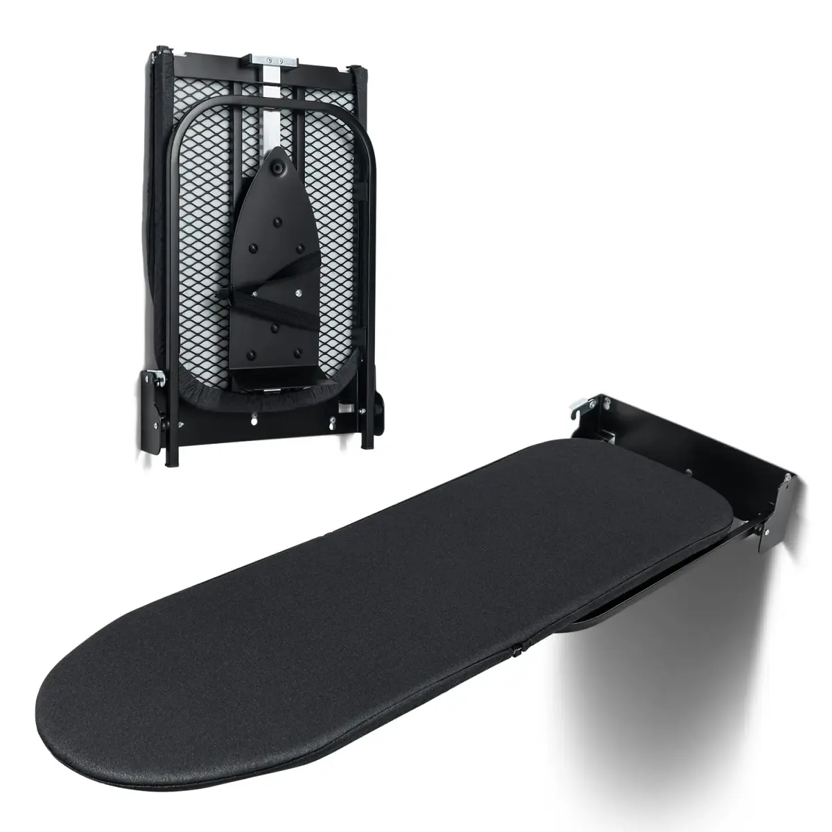 Duwee 12"×36" Wall Mounted Ironing Board with Iron Holder | Space-Saving Foldable Design - main product image