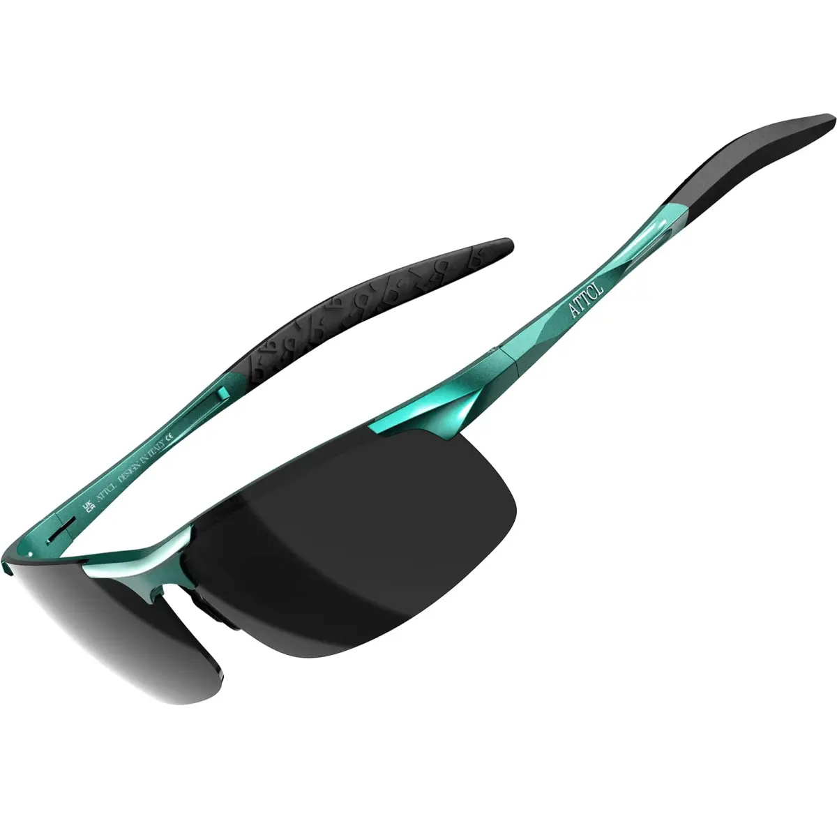 ATTCL Polarized Sports Sunglasses for Men - 2026-Bay-Blue-Grey / Non-Mirrored Lenses, 64mm Lens Width - main product image