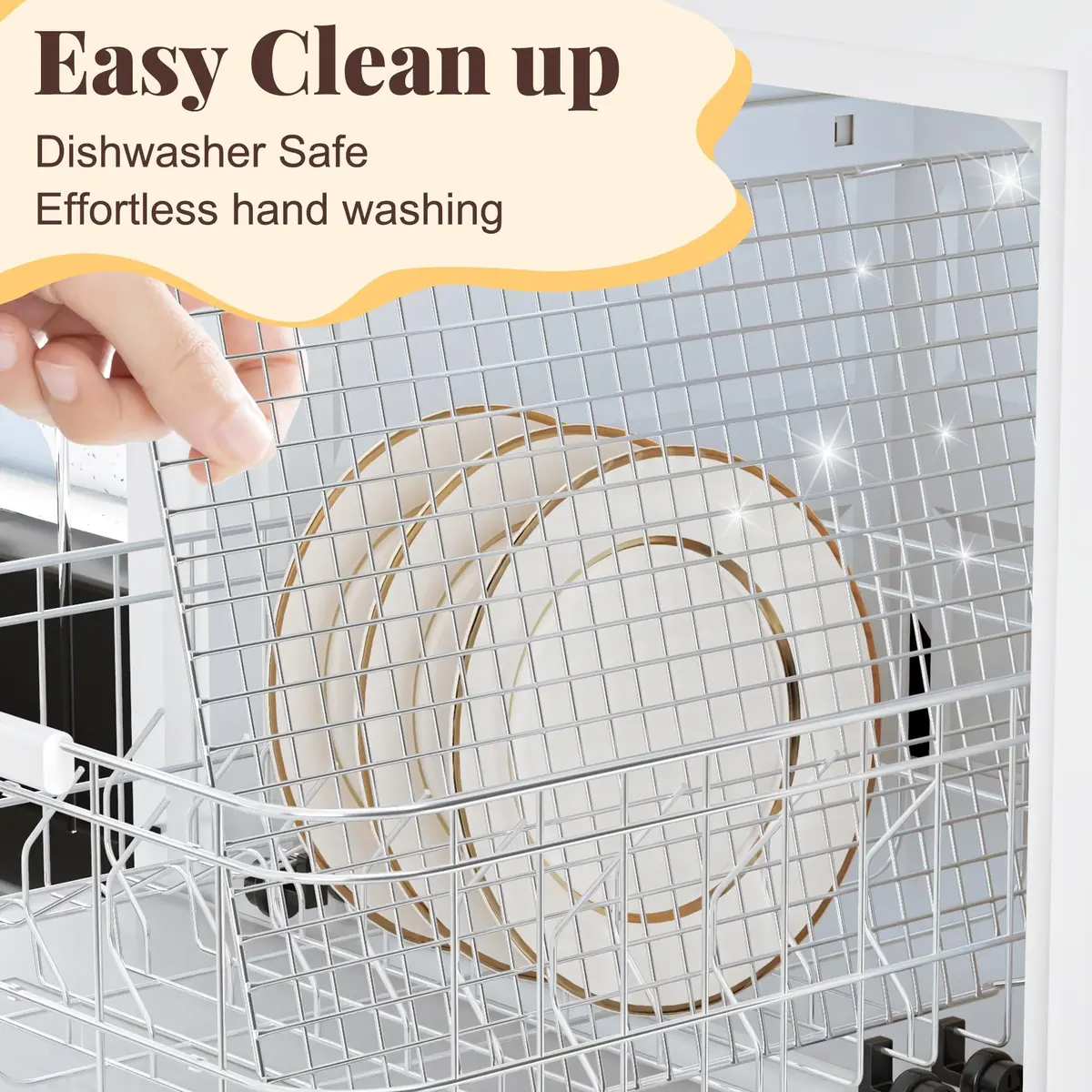 LIEMAND 2 PCS Grid Wire Baking Cooling Racks 42.7cm x 29.8cm (16.85" x 11.65") | Oven Safe Stainless Steel Cooling Trays - view 4