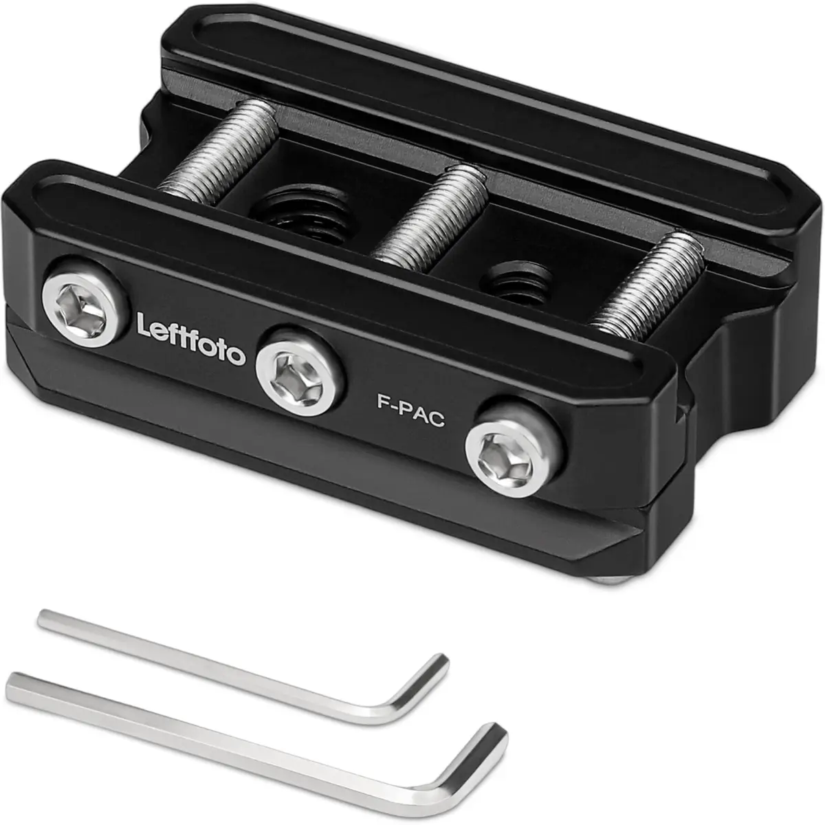 Leftfoto Picatinny Arca-Swiss Rail Clamp, Dual System, Safety Stops | Quick Lock, Aluminum CNC, 4 Stop Screws - view 9