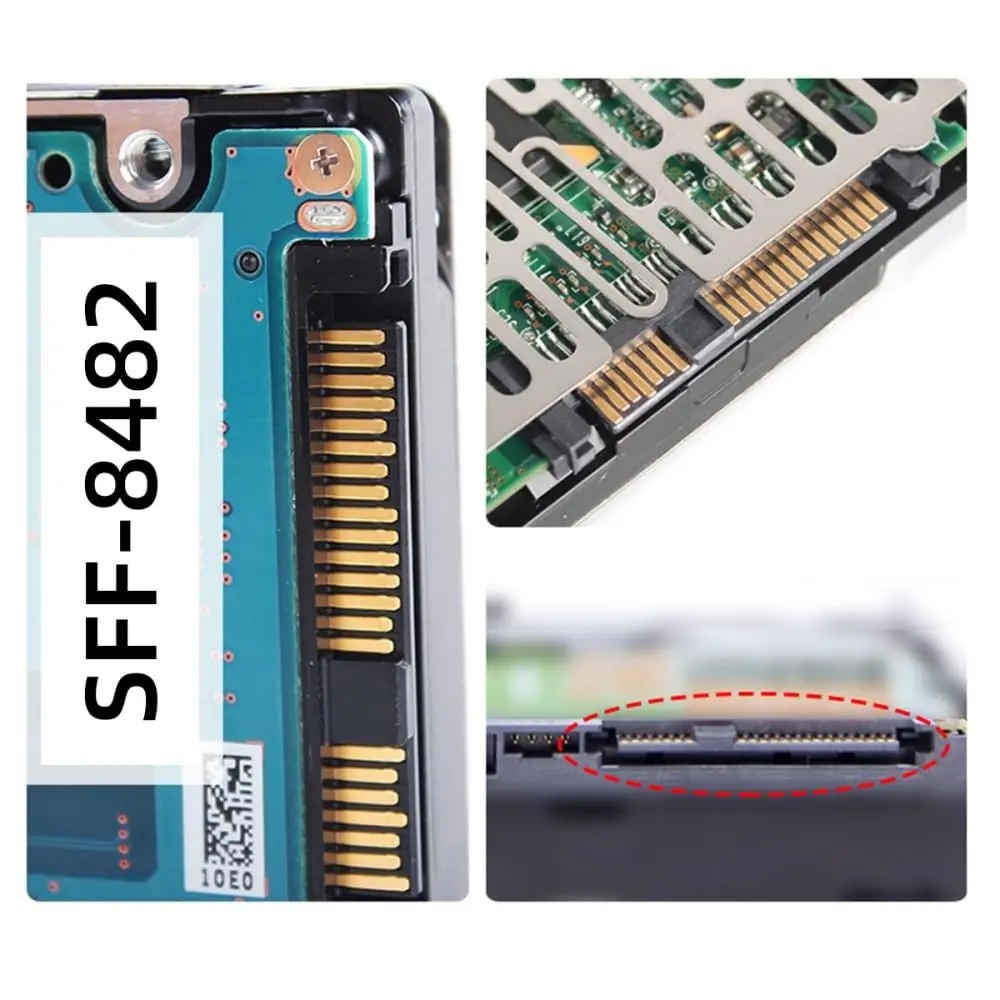 Xiwai SFF-8482 SAS 29Pin to 5Gbps USB 3.0 Raid Adapter Card | Supports SAS/SATA 6Gbps, 10x USB 2.0 - view 4