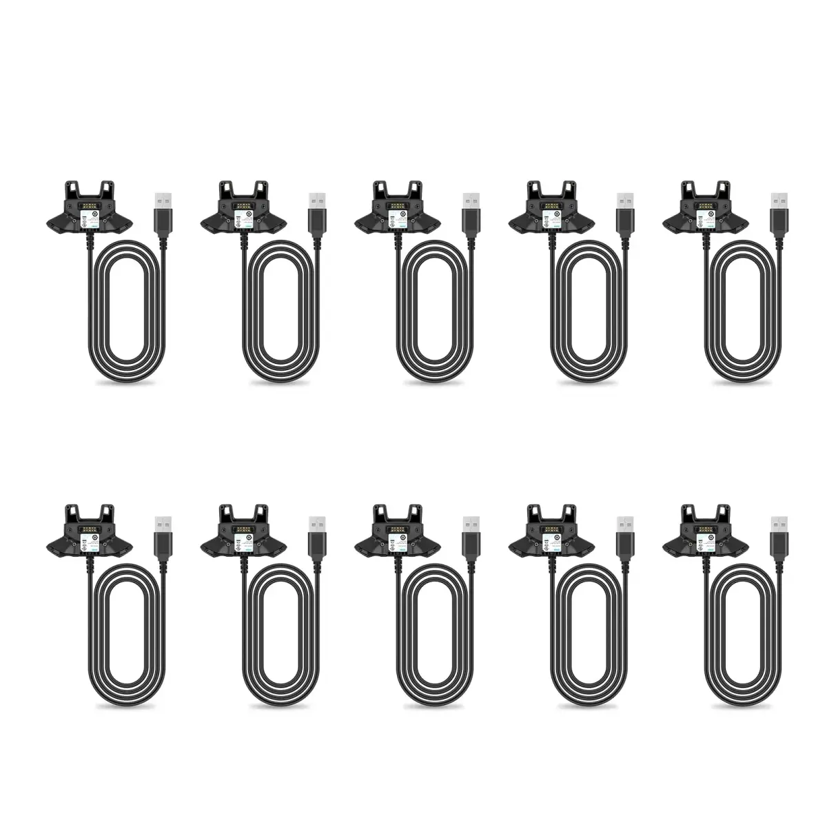 Sicimly 10pcs TC77 USB Charger Cable 1.96m (77.2 inches) | Fast Charging & Data Transfer for Zebra Scanners - main product image