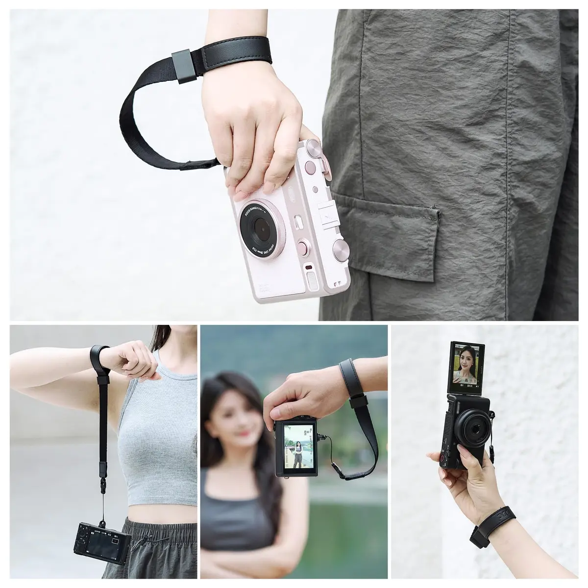 Kiorafoto Mini EVO Strap, Adjustable Nylon Camera Hand Wrist Strap Lanyard with 1/4"20 & Quick Release for Ricoh GR IV III IIIx II GRIV GRIII GR4 GR3X Sony RX100 VII ZV-1 ZV-1F G7X Mark III II SX740 HS - view 7