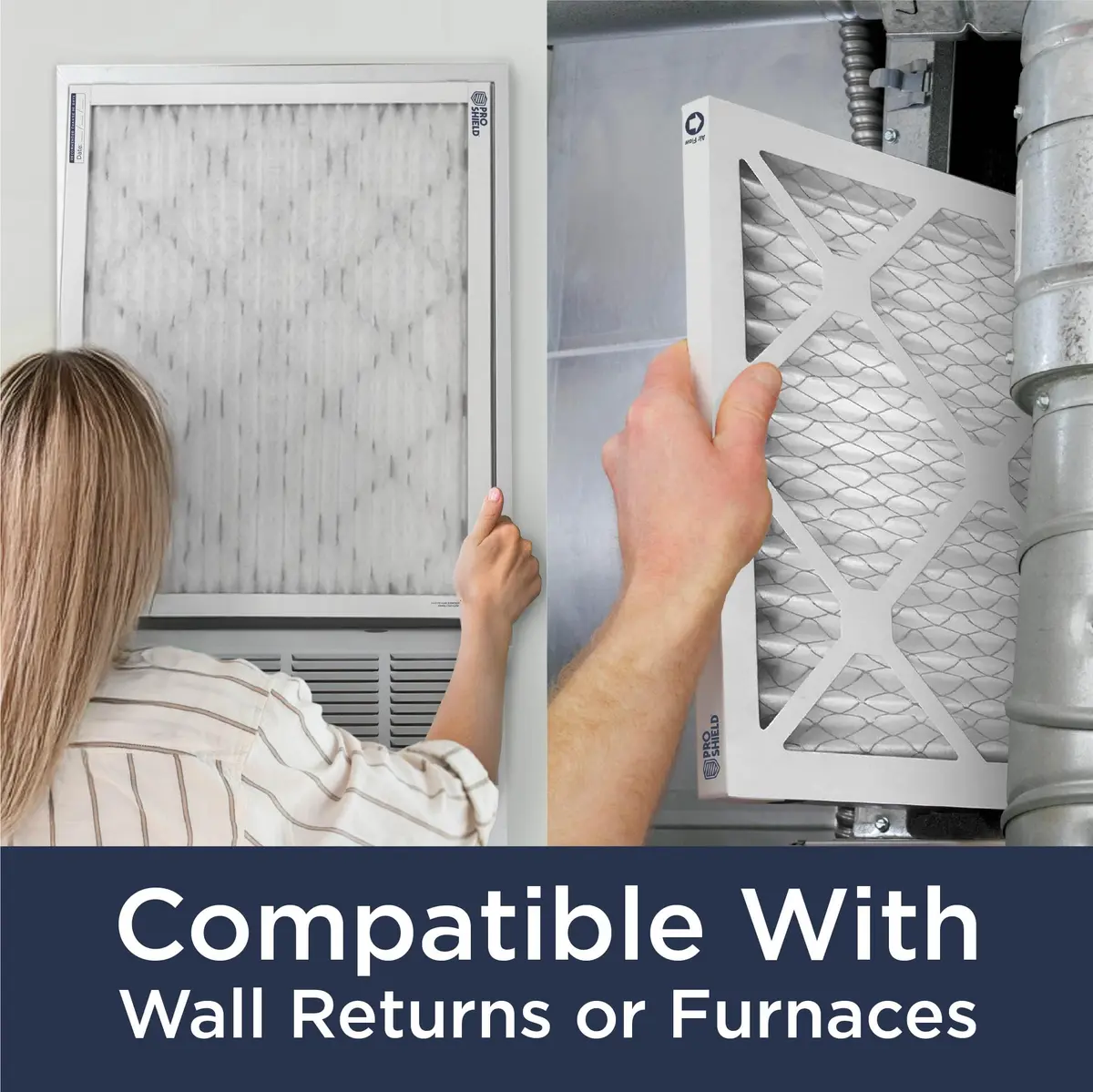 ProShield 18x24x1 MERV 13 Pleated HVAC Air Filter 6-Pack | Captures 90% of 1-3 Micron Particles - view 4