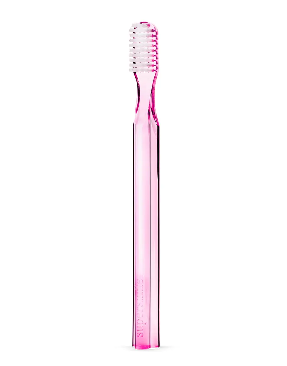 Supersmile New Generation 45° Long Toothbrush, Pink, Soft Bristle | Ergonomic, Dentist Recommended - main product image