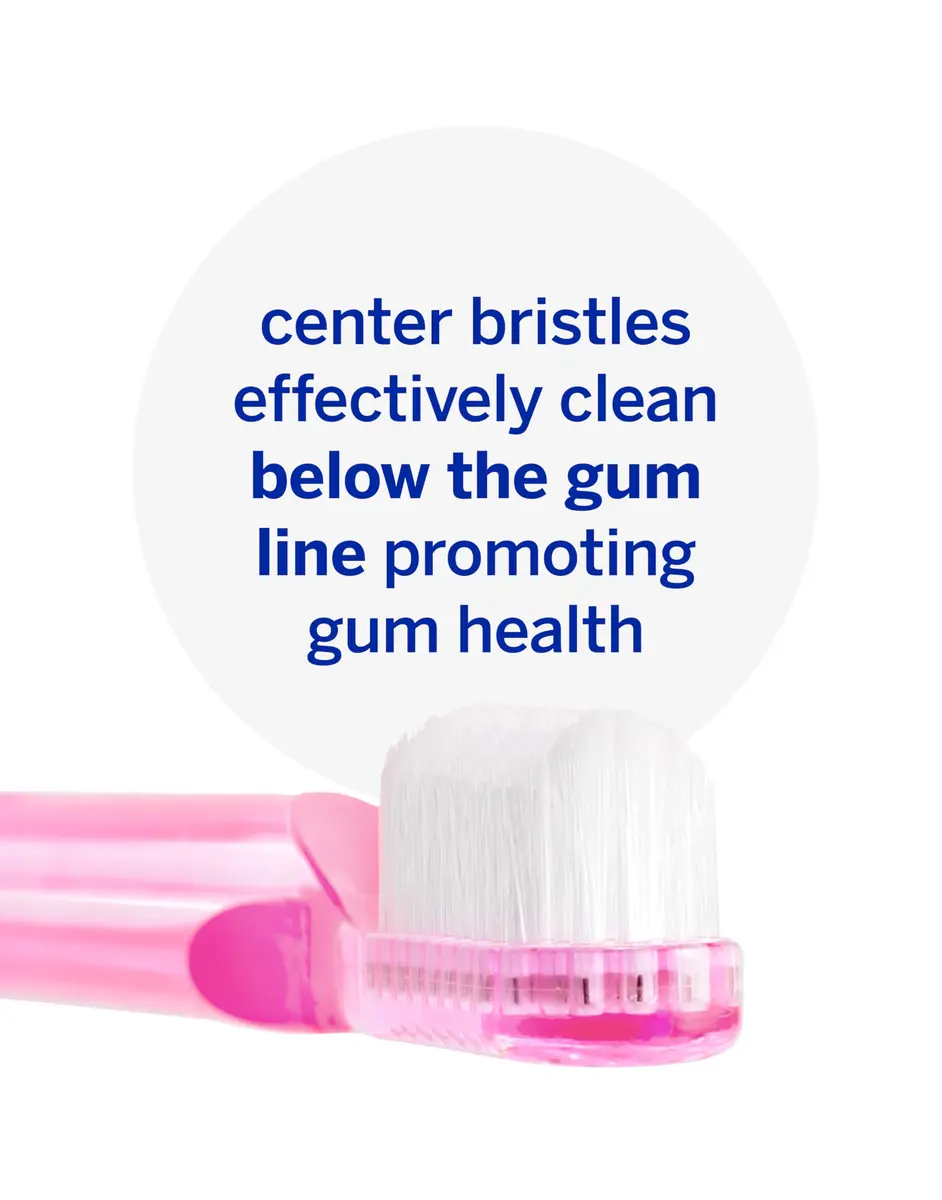 Supersmile New Generation 45° Long Toothbrush, Pink, Soft Bristle | Ergonomic, Dentist Recommended - view 3