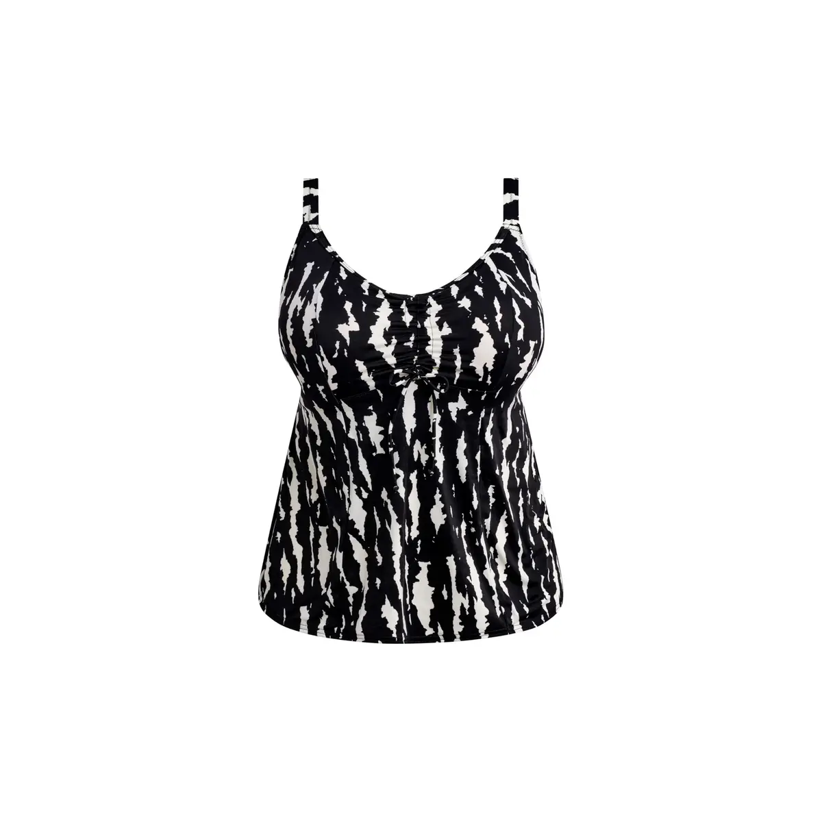 Elomi Swim Echo Shell Wireless Tankini Top 18 | Flared, Lightweight, Adjustable Straps - view 4