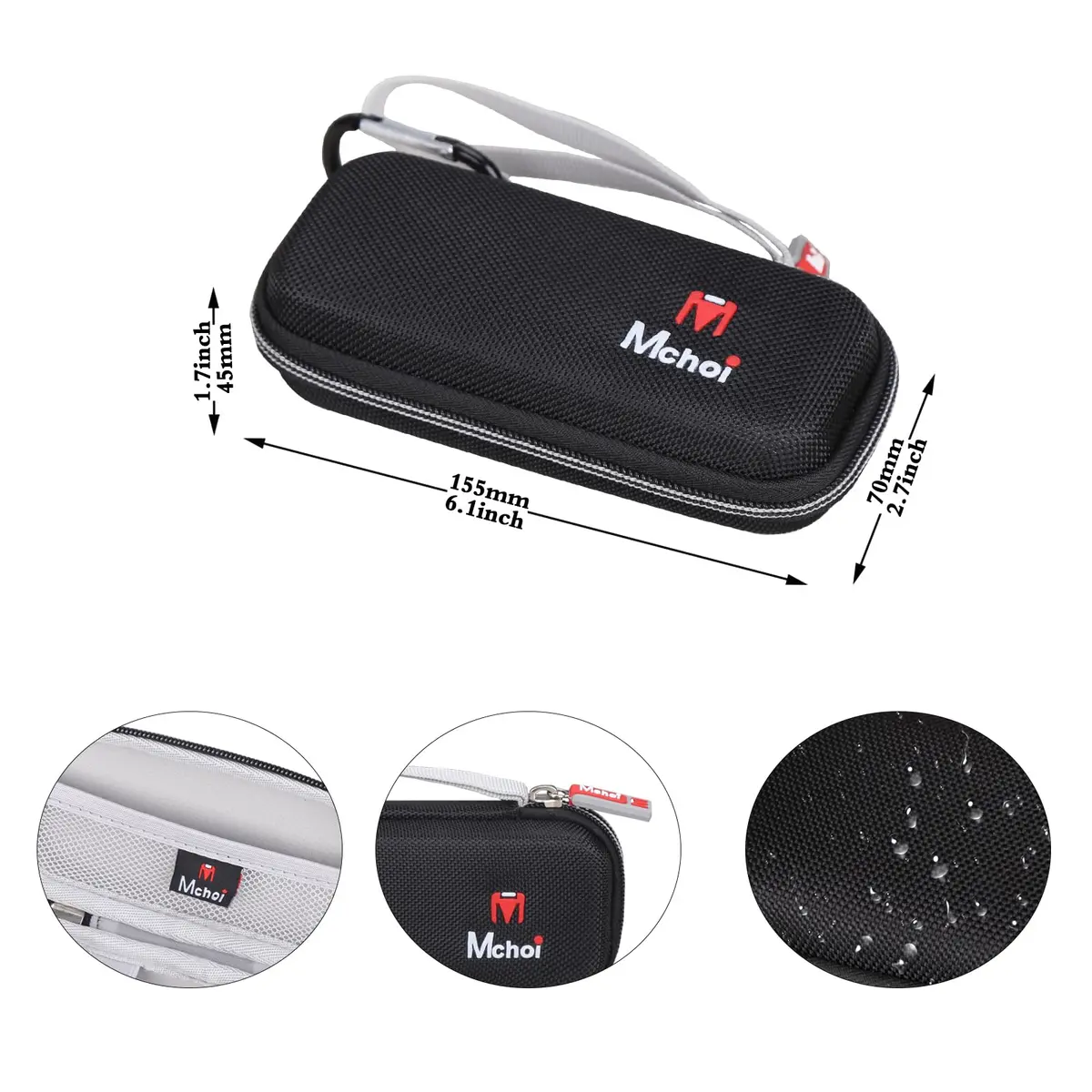 Mchoi Hard Carrying Case Fits for Fusion5 Men’s Razor & Proglide Shield Men's Razor | Waterproof, Shockproof, Lightweight - view 8