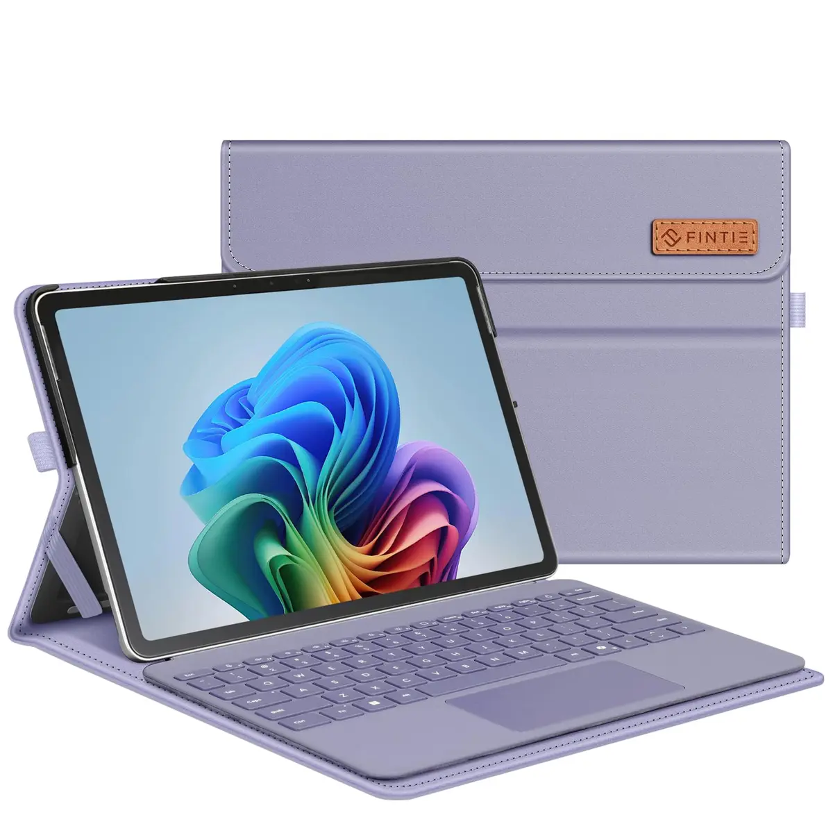 Fintie Portfolio Case for Microsoft Surface Pro 12 inch 1st Edition (2025) Lilac Purple | Multi-Angle Viewing Business Cover with Stylus Holder - main product image