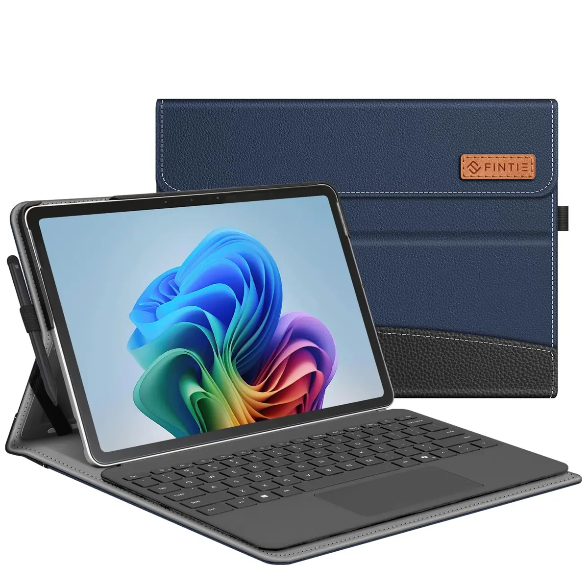 FINTIE Portfolio Case for Microsoft Surface Pro 12 inch 1st Edition (2025) | Multi-Angle View & Premium Synthetic Leather - main product image