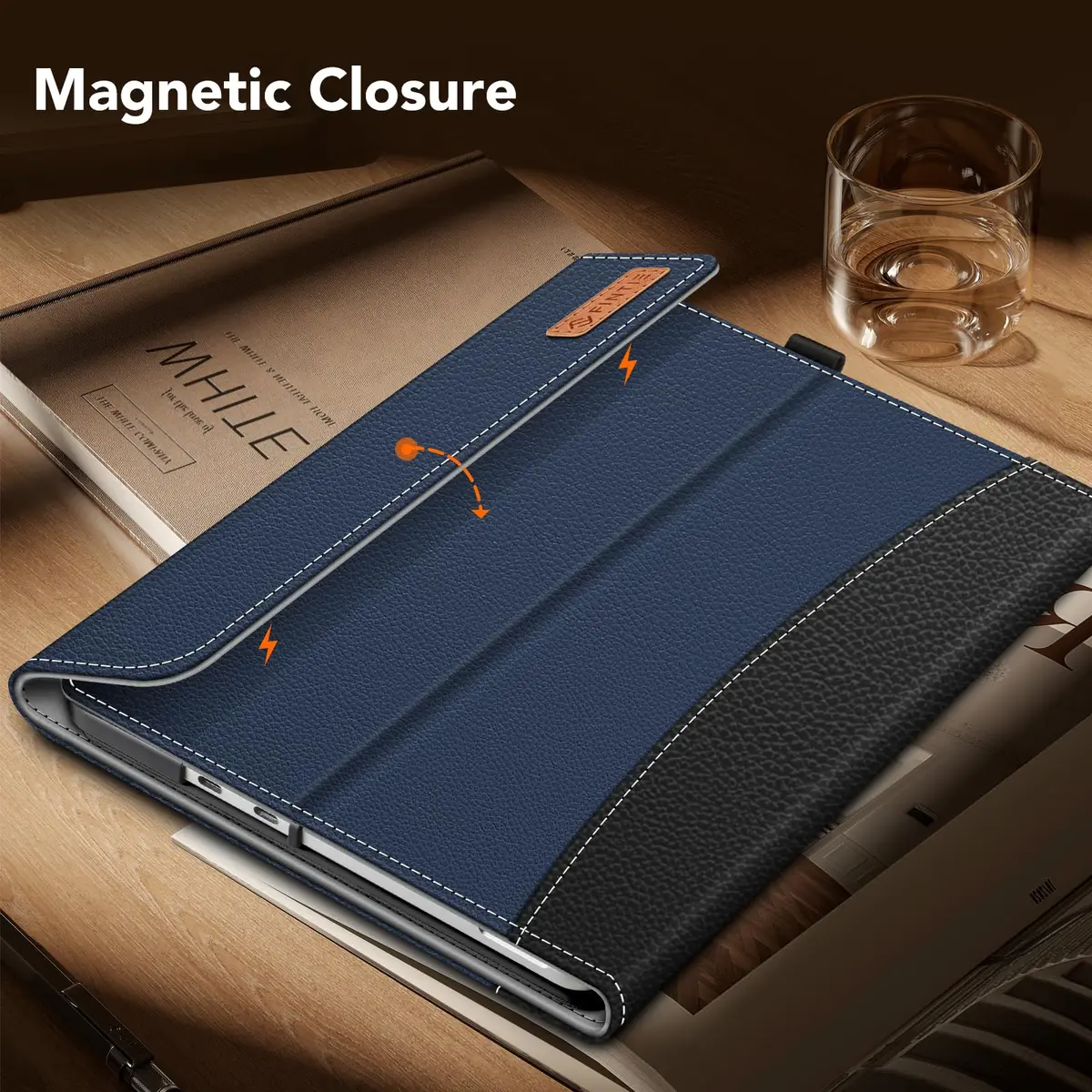 FINTIE Portfolio Case for Microsoft Surface Pro 12 inch 1st Edition (2025) | Multi-Angle View & Premium Synthetic Leather - view 8