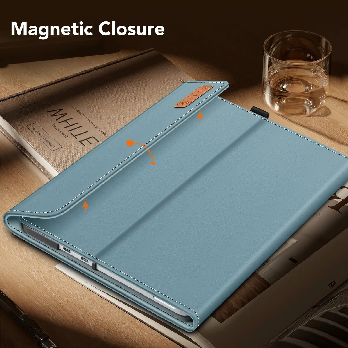 FINTIE Portfolio Case for Microsoft Surface Pro 12 inch 1st Edition (2025) | Multi-Angle Viewing & Premium Synthetic Leather - view 8