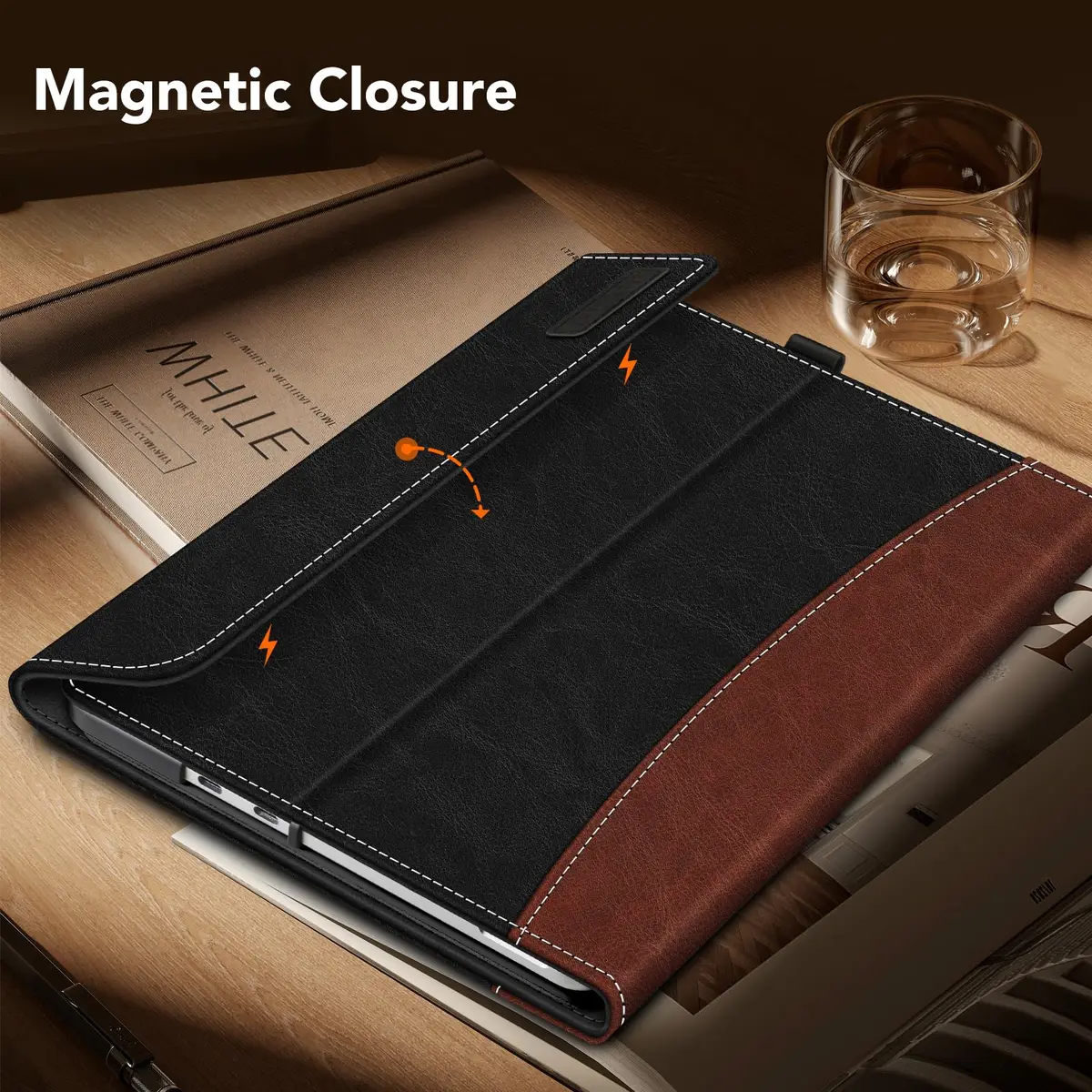 FINTIE Portfolio Case for Microsoft Surface Pro 12 inch 1st Edition (2025) | Multi-Angle Viewing & Premium Synthetic Leather - view 8