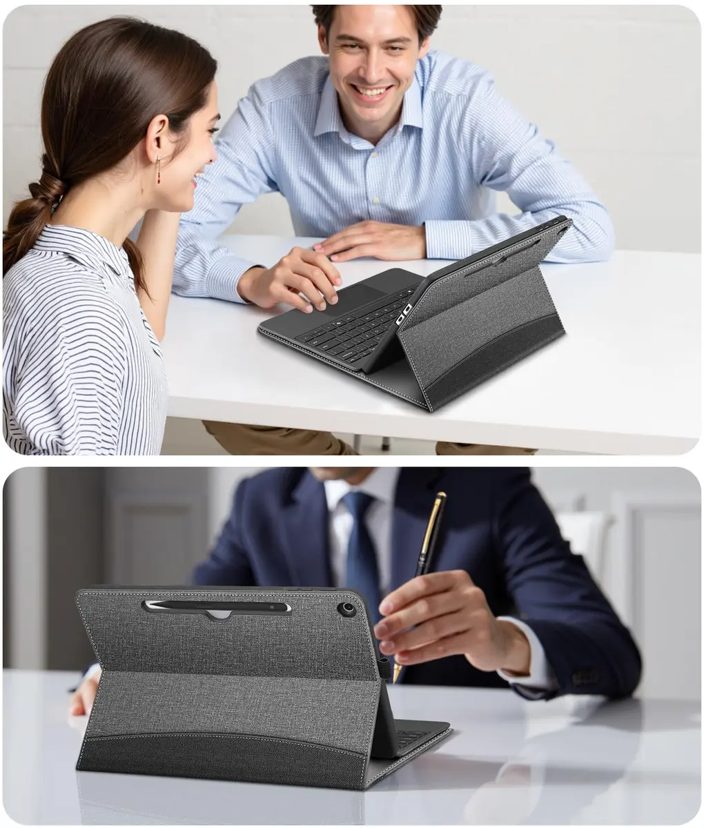Fintie Protective Portfolio Case for Microsoft Surface Pro 12 inch (2025) | Multi-Angle Stand & Stylus Holder - view 8
