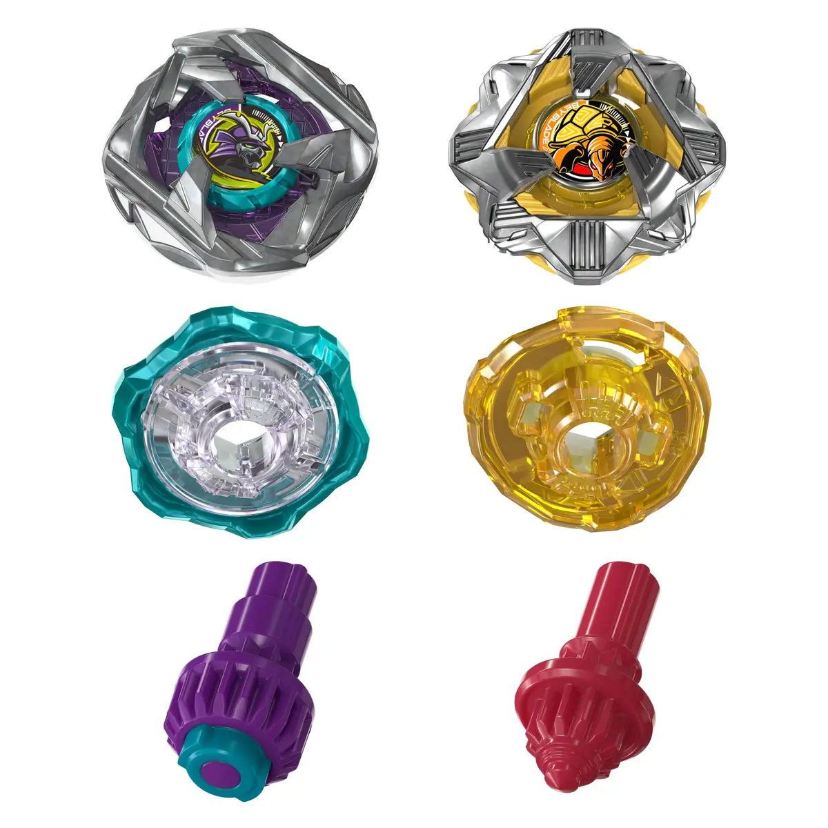 Beyblade X Calibur Samurai 6-70M BX & Obsidian Shell 3-85S BX | Dual Pack with 2 Right-Spinning Tops for Kids 8+ - view 6