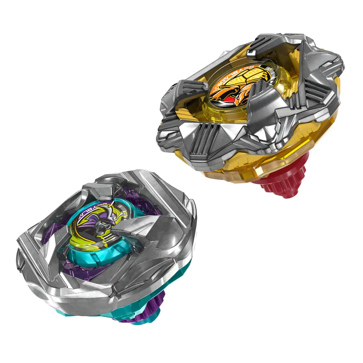 Beyblade X Calibur Samurai 6-70M BX & Obsidian Shell 3-85S BX | Dual Pack with 2 Right-Spinning Tops for Kids 8+ - view 3