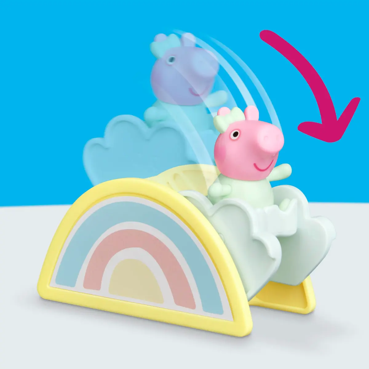 Peppa Pig Evie's Nursery Set with 1 Figure and 7 Accessories | Preschool Toy for Girls and Boys 3+ - view 9