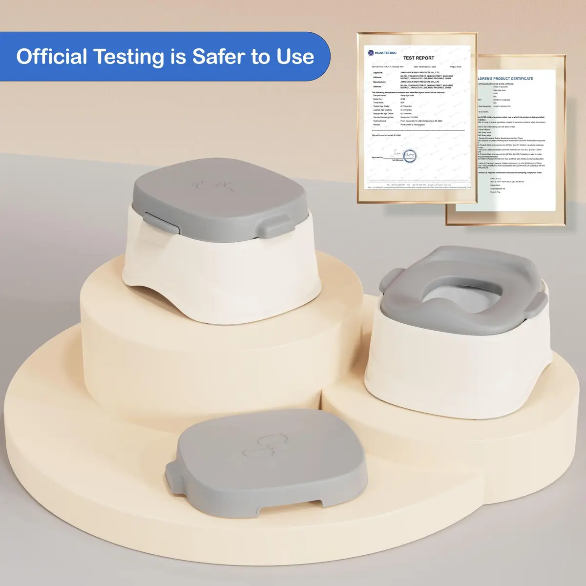 SRGAFIX 3-in-1 Potty Training Toilet | Toddler Potty Seat & Step Stool, Detachable, Safe & Portable - view 6