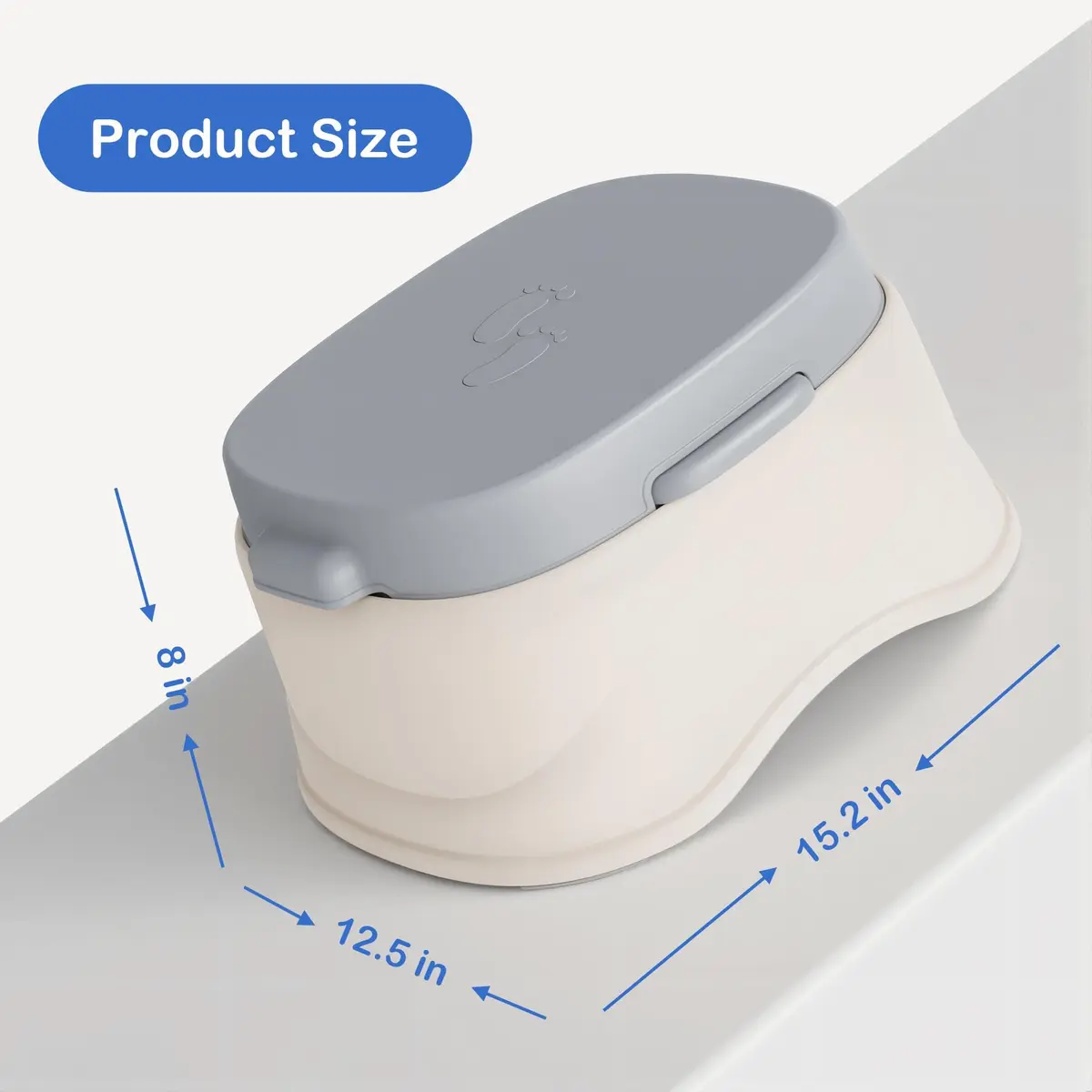 SRGAFIX 3-in-1 Potty Training Toilet | Toddler Potty Seat & Step Stool, Detachable, Safe & Portable - view 2