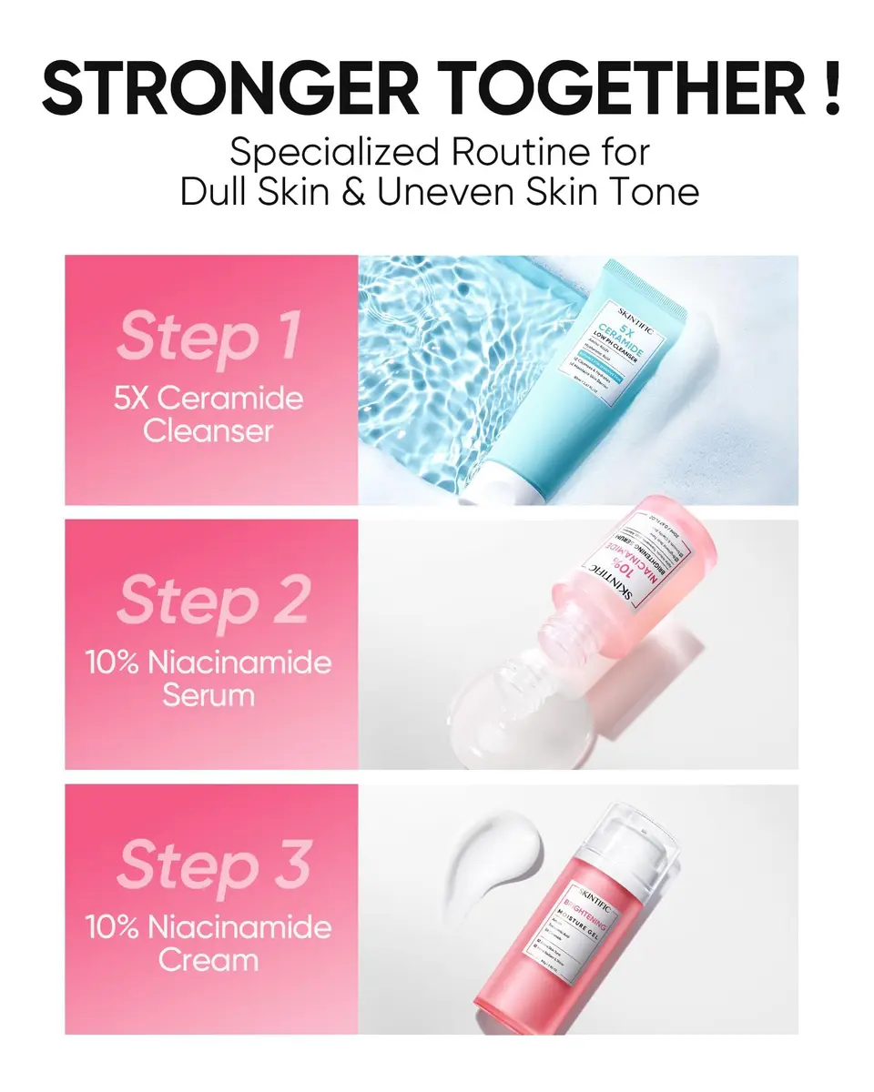 SKINTIFIC Niacinamide Brightening Moisturizer 2.82oz | Hydrates & Supports Radiance - view 6