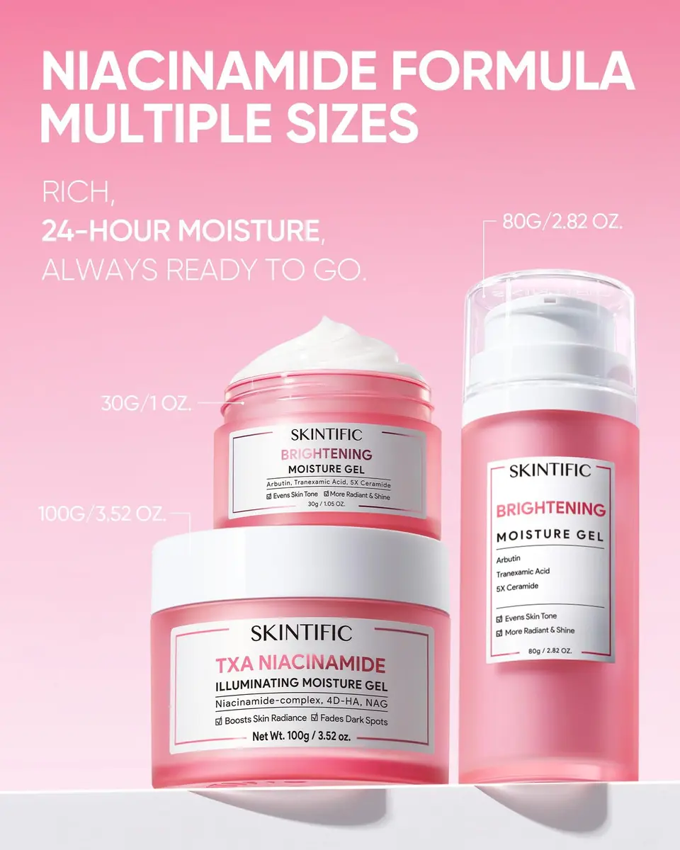 SKINTIFIC Niacinamide Brightening Moisturizer 2.82oz | Hydrates & Supports Radiance - view 7