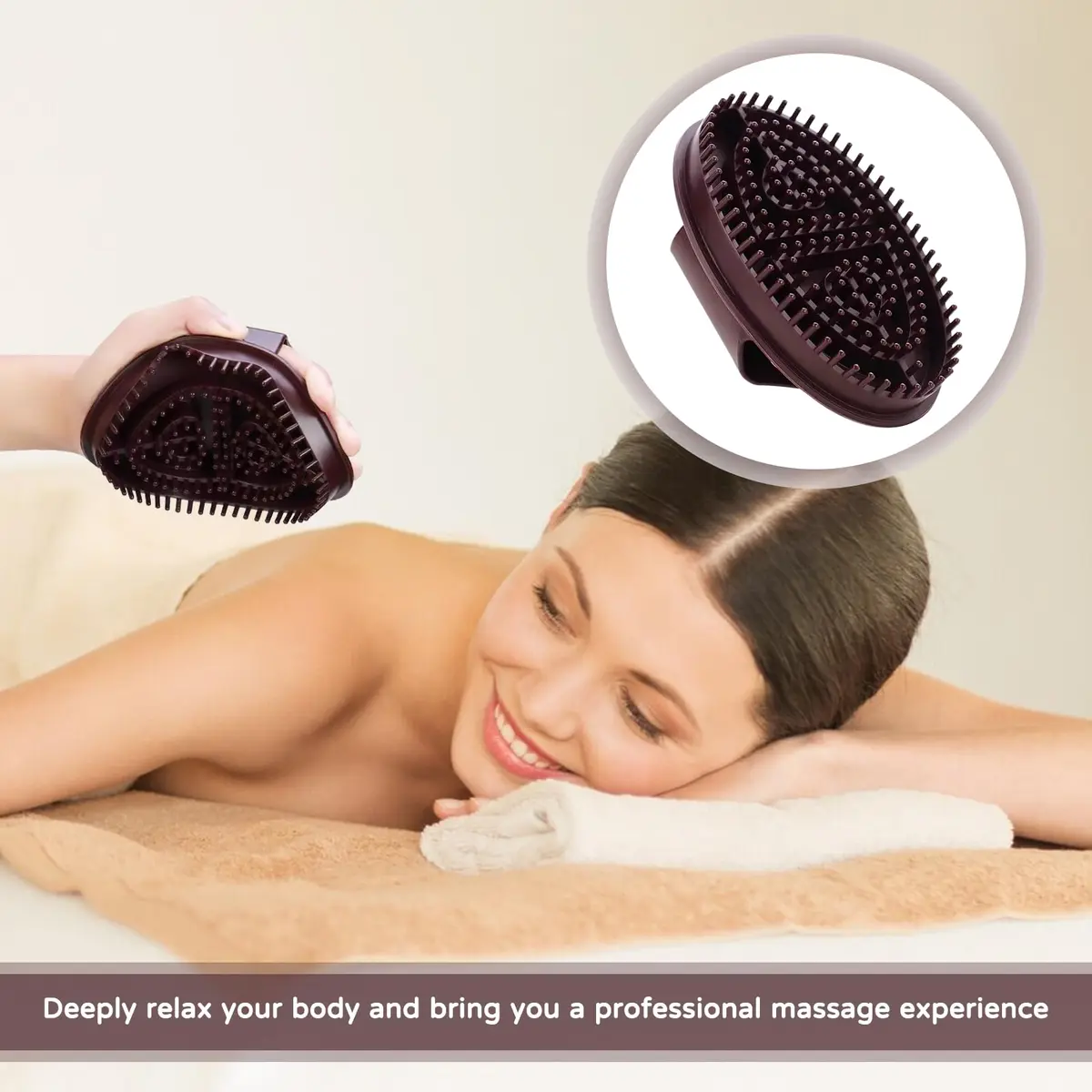 hinbkenla Meridian Massage Brush 2PCS | Full Body Relaxation & Acupuncture Points (110c) - view 6