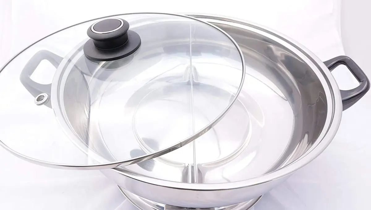 Sonya 5 Electric Dual-Sided Hot pot 30cm | Stainless Steel Shabu Shabu for Family & Entertaining - view 5