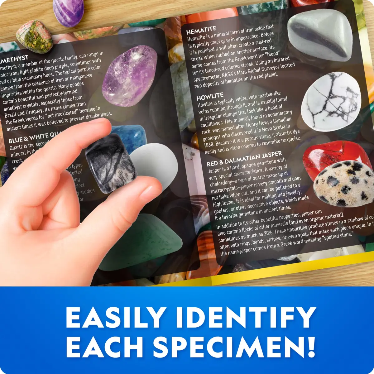 National Geographic Gigantic Gemstone Dig Kit with 100 Real Gems | STEM Learning Toy for Kids - view 4