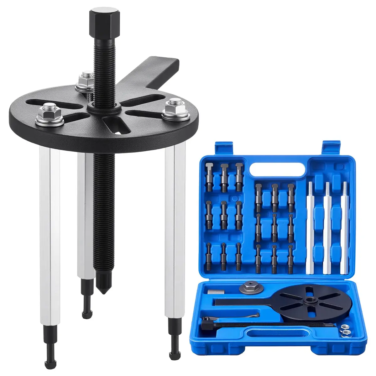 VEVOR 21-in-1 Bearing Puller Set | Heavy Duty 3-Jaw Disassembly Tool for Automotive Bearings - main product image