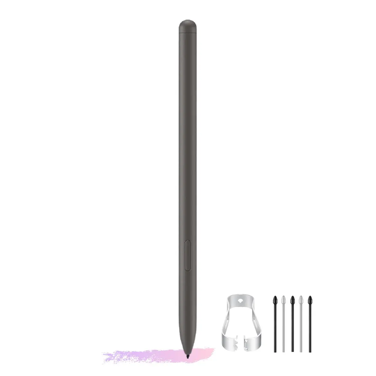 yelzoolny Galaxy Tab S9 FE S Pen Replacement | Air Command, Magnetic Attraction, Gray - main product image