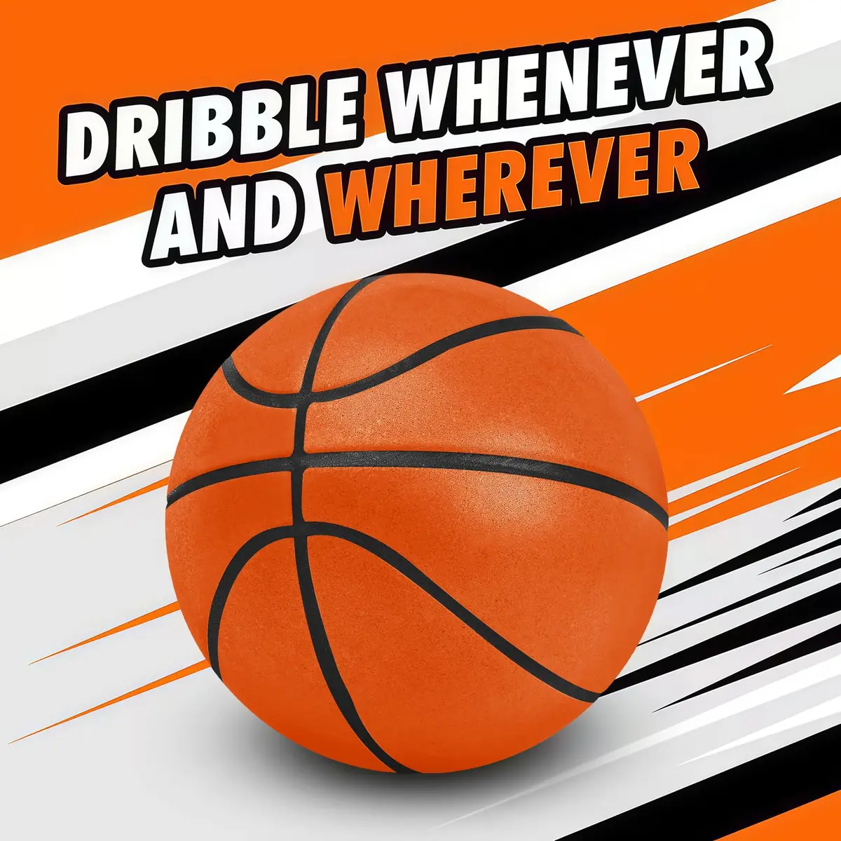 Rzkipdy Silent Basketball Size 5 (27.5") | Noise-Free Indoor Training for All Ages - view 4