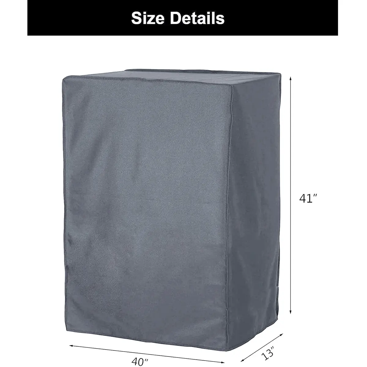 WOMACO Universal Rollaway Bed Cover, Gray | Folding Bed Protector for Twin / 38 Inch - view 4