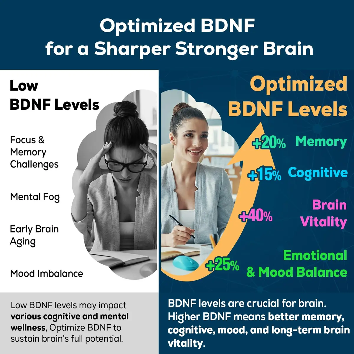 Quorinthiumax Nootropic Brain Supplement 60 Tablets | Organic Lion's Mane & BDNF Optimizer for Memory & Focus - view 3