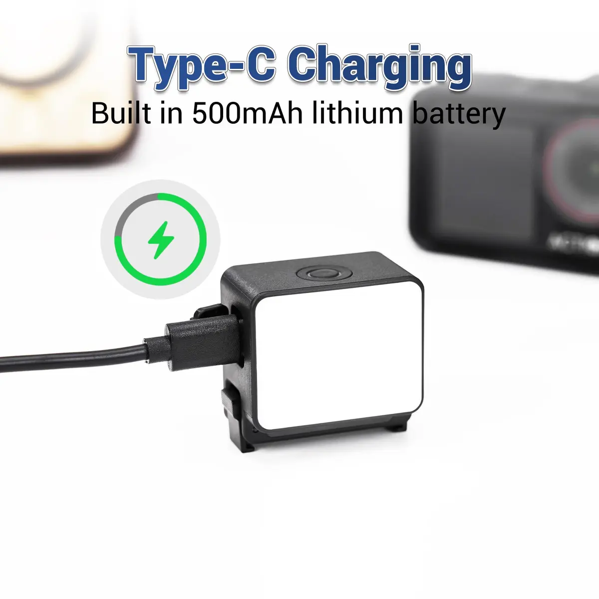 JJC Magnetic LED Light for DJI Osmo Action 5Pro 4 3 | Waterproof, SOS Mode, Rechargeable - view 7