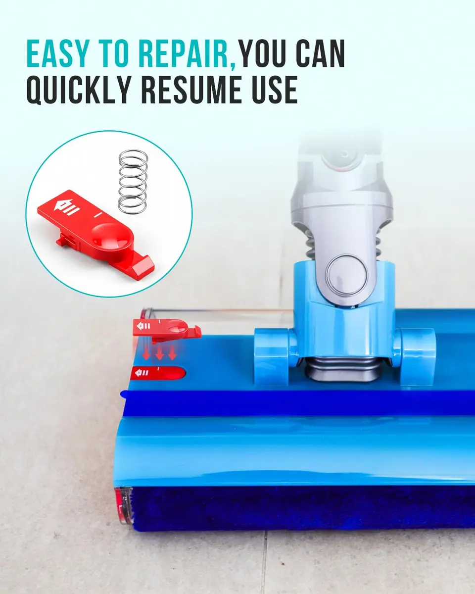 ULXIOM Vacuum Cleaner Release Catch with Spring Kit for Dyson V12 V15 Slim | Durable ABS Fit - view 6