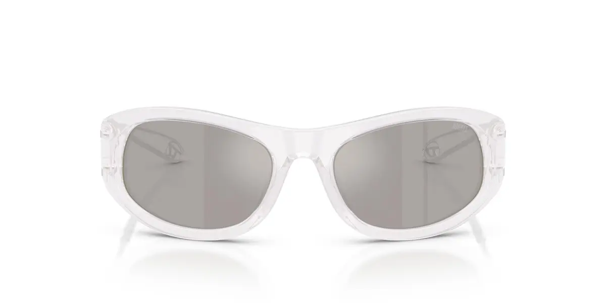 Diesel DL2007U Cat Eye Sunglasses 57 mm | Mirrored Silver UV Protection - main product image