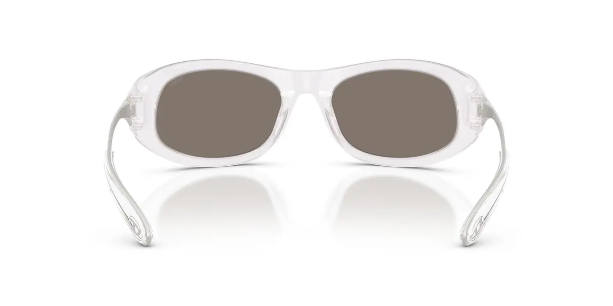 Diesel DL2007U Cat Eye Sunglasses 57 mm | Mirrored Silver UV Protection - view 4